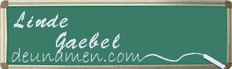 Linde Gaebel Visitenkarte